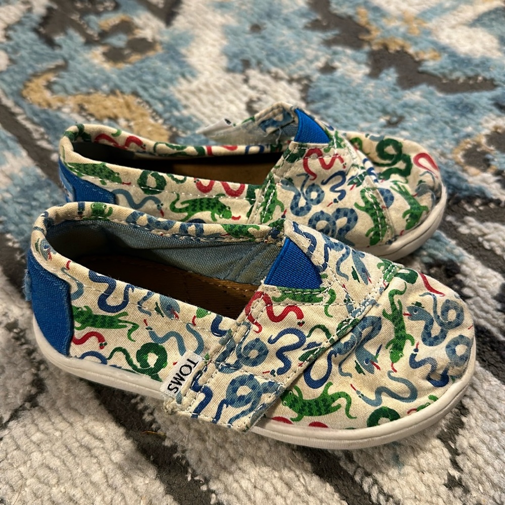Toms Snake Slip on Boat shoes